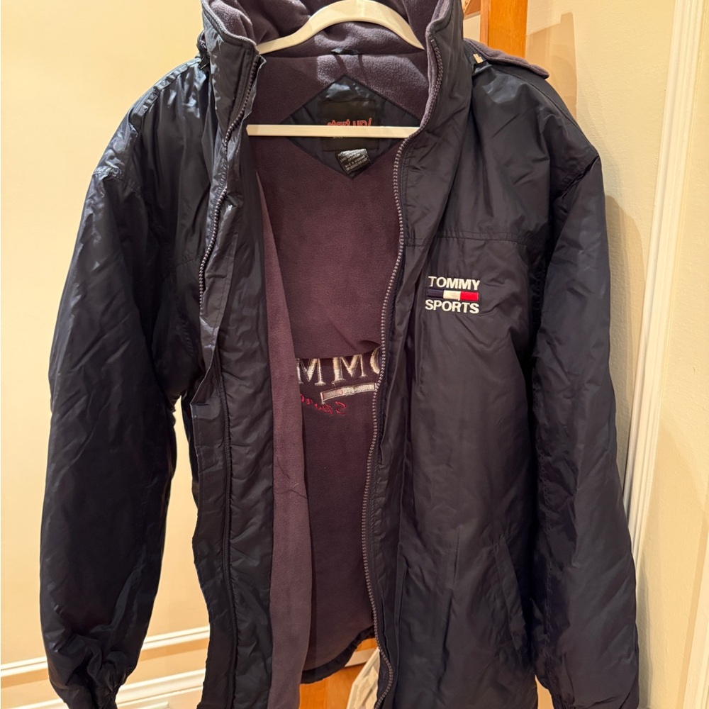 Vintage Tommy Sports Navy Jacket